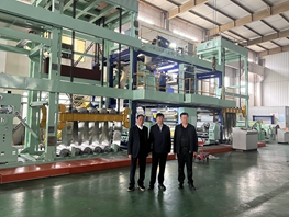 岳氏集團(tuán)岳平安董事長帶隊考察江陰瑞興科技有限公司